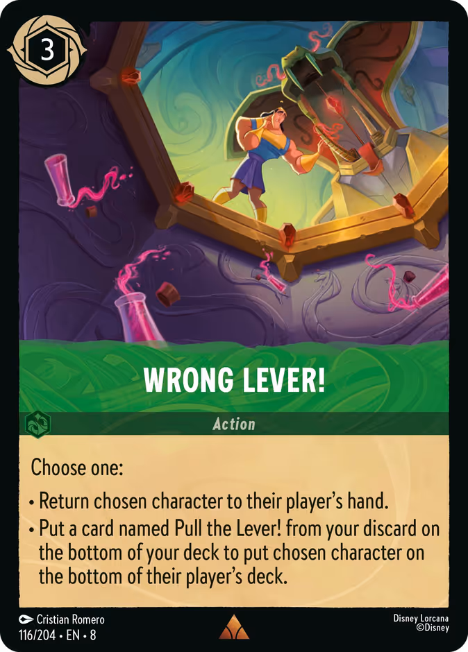 Wrong Lever!