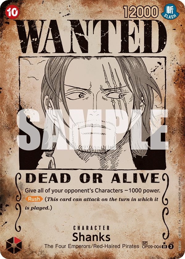 Shanks (Wanted Poster)