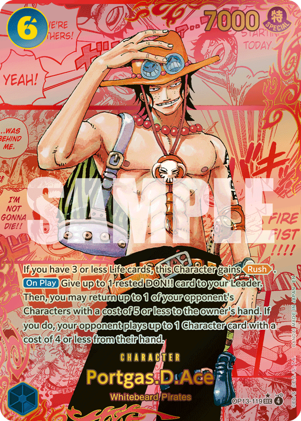 Portgas.D.Ace (Red Super Alternate Art)