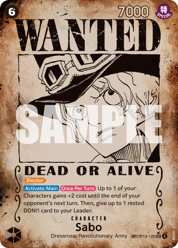 Sabo (Wanted Poster)