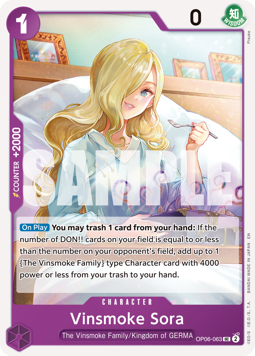 Vinsmoke Sora (Pirate Foil)