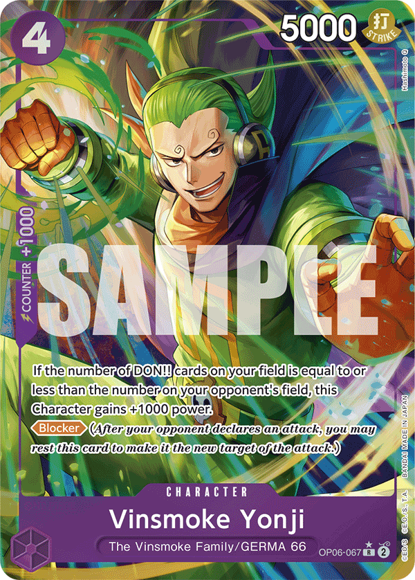 Vinsmoke Yonji (Alternate Art)