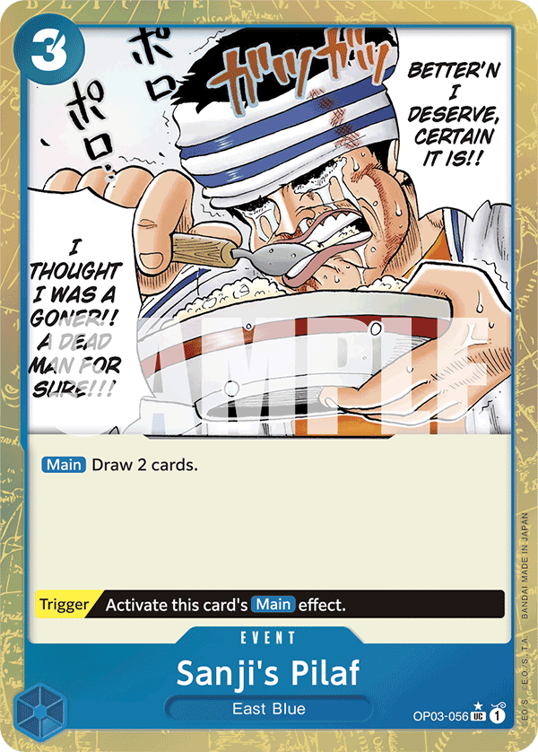 Sanji's Pilaf (Textured Foil)