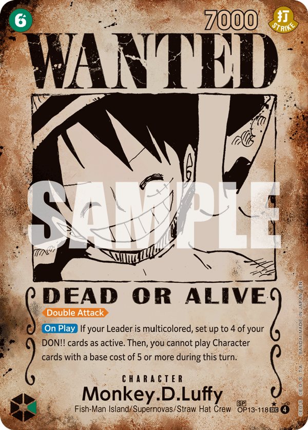 Monkey.D.Luffy (Wanted Poster)