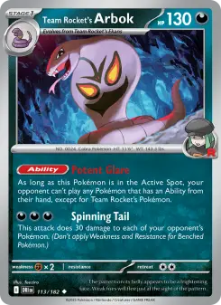 Team Rocket's Arbok