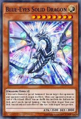 Blue-Eyes Solid Dragon