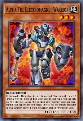 Alpha The Electromagnet Warrior