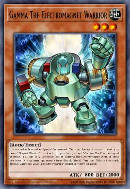 Gamma The Electromagnet Warrior
