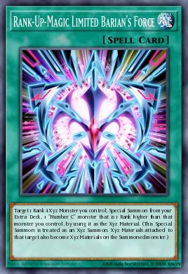 Rank-Up-Magic Limited Barian's Force