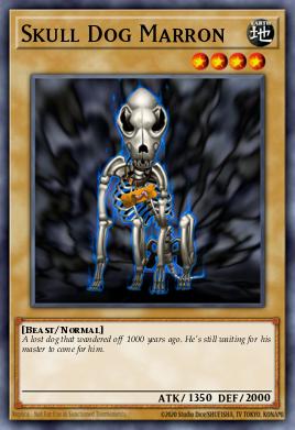 Skull Dog Marron