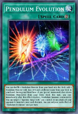 Pendulum Evolution