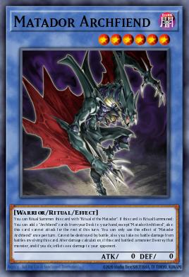 Matador Archfiend